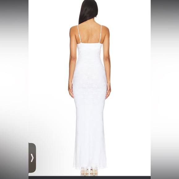 Majorelle white lace gown xxs - Picture 3 of 4